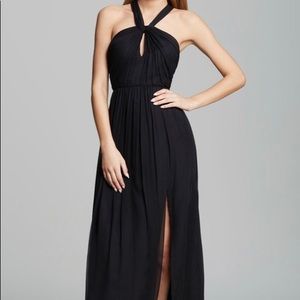 NWT Jill Stuart evening/prom black halter gown